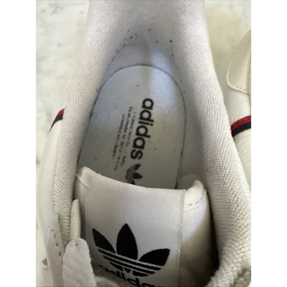 Adidas Continental 80 White Red Navy Sneaker 123106821 Men's Size 13 - Picture 4 of 10